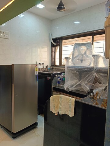 Kitchen in 1 BHK Apartment at Marwadi Wadi Tower, Parel – for Rent