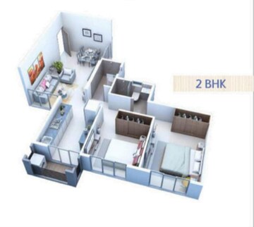 Floor Plan in 1 BHK Builder Floor at Dhruv Sansaaraa, Koyana Velhe – for Sale