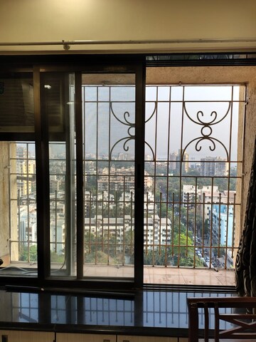 Balcony in 1 BHK Apartment at Pegasus Tower, Andheri West – for Rent
