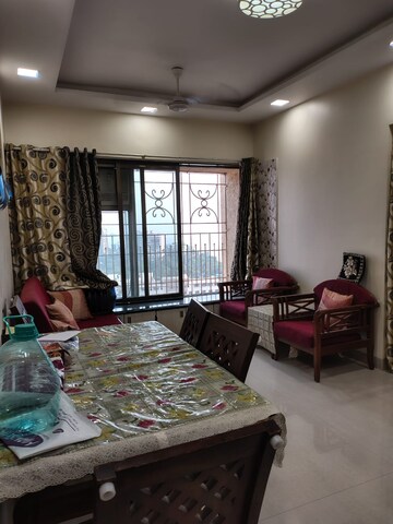 Living Room in 1 BHK Apartment at Pegasus Tower, Andheri West – for Rent