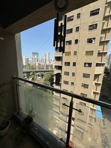 Balcony in 1 RK Apartment at Rajesh Park View, Santacruz East – for Rent