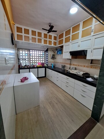Kitchen in 3 BHK Apartment at Divine Space Meenaxi Tower, Goregaon East – for Rent