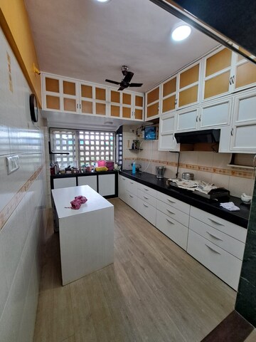 Kitchen in 3 BHK Apartment at Divine Space Meenaxi Tower, Goregaon East – for Rent
