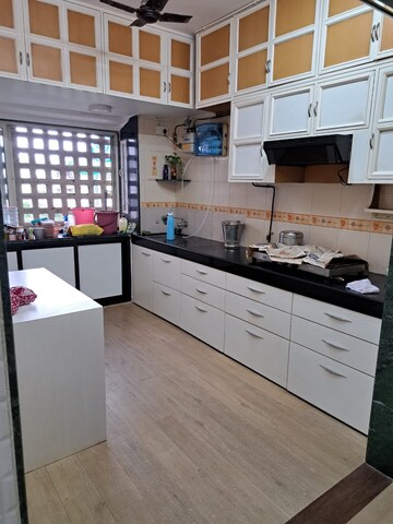 Kitchen in 3 BHK Apartment at Divine Space Meenaxi Tower, Goregaon East – for Rent