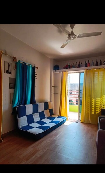 Living Room in 2 BHK Apartment at Wadhwani Mayureshwar Sai Nisarg Park CHS, Pimple Saudagar – for Rent