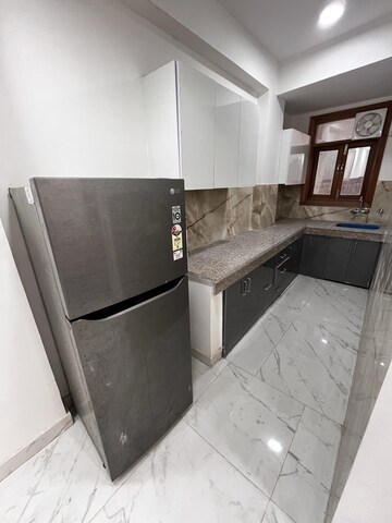 Kitchen in 1.5 BHK Builder Floor at Saket – for Rent