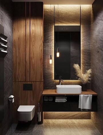 Bathroom in 3 BHK Apartment at Saket – for Rent