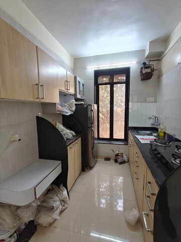 Kitchen in 2 BHK Apartment at Chandak Cornerstone, Worli – for Rent