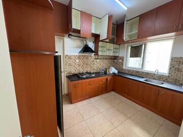 Kitchen in 2 BHK Apartment at Godrej Woodsman Estate, Hebbal – for Rent