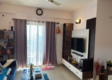 Living Room in 2 BHK Apartment at Goyal Orchid Piccadilly, Thanisandra Main Road – for Rent