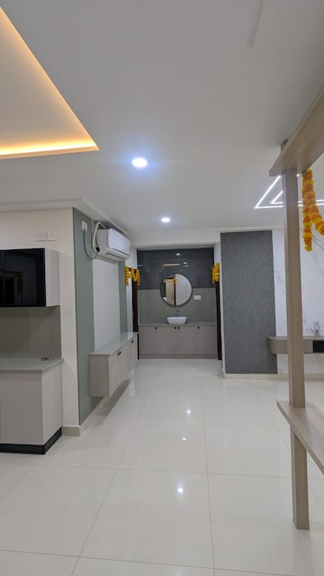 Living Room in 3 BHK Apartment at ASBL Spire, Kokapet – for Rent