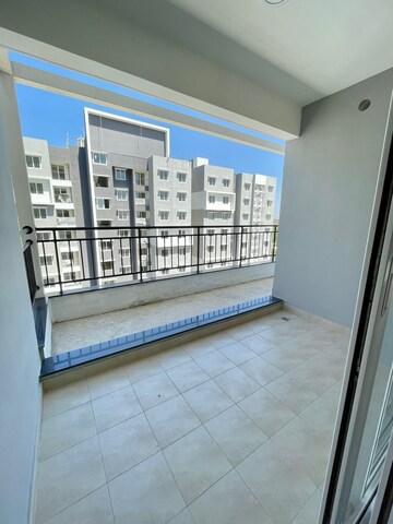 Balcony in 3 BHK Apartment at Puravankara Purva Zenium, Hosahalli – for Rent