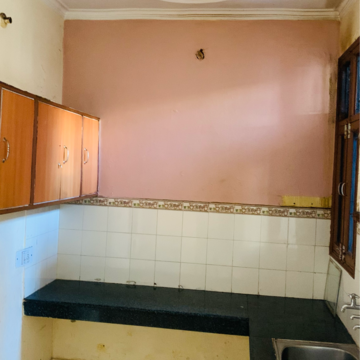 Kitchen in 3 BHK Builder Floor at Patiala Road – for Rent