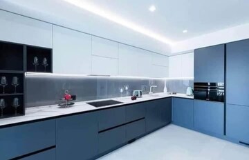 Kitchen in 2 BHK Builder Floor at DLF Cyber Park, Sector 20 – for Rent