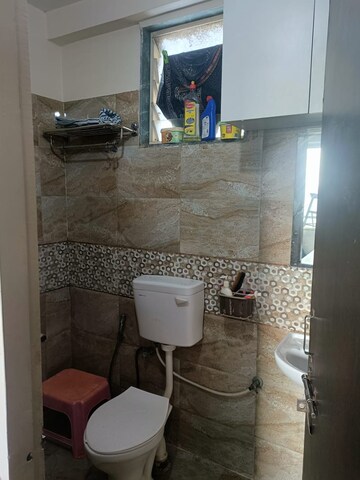 Bathroom in 2 BHK Apartment at Dharmadev Swaminarayan Park 3, Vasna – for Rent