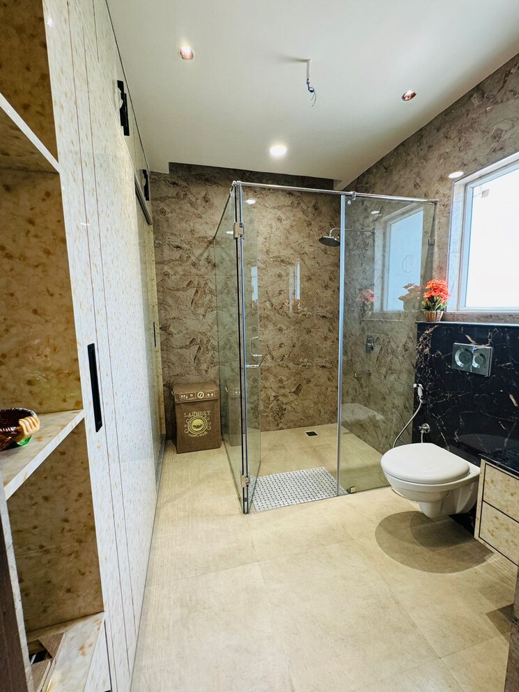 Bathroom, international airport road 3.5 Bedroom 1200 Sq.Ft. Independent House In International Airport Road Zirakpur 8331944