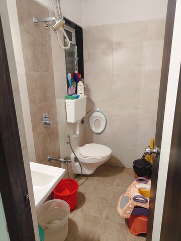 Bathroom in 1 BHK Apartment at Eco Winds, Bhandup West – for Rent