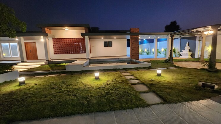 Exterior View, anna nagar 4 Bedroom 1000 Sq.Ft. Villa In Anna Nagar Pondicherry 8332103