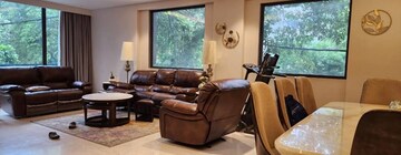 Living Room in 1 RK Builder Floor at DLF Cyber Park, Sector 20 – for Rent