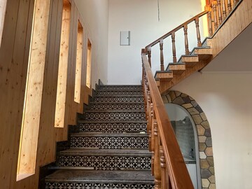 Staircase in 6 BHK Villa at Sahastradhara Road – for Rent