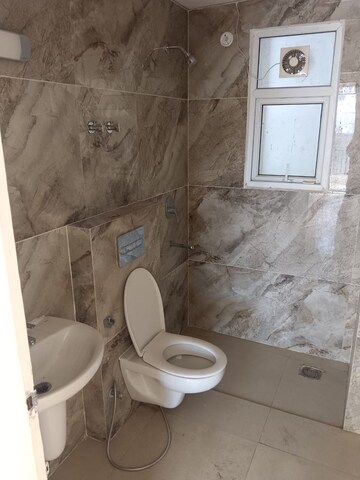 Bathroom in 3 BHK Apartment at Omaxe The Palace, Gomti Nagar – for Rent