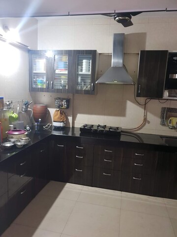 Kitchen in 3 BHK Apartment at Rolling Hills ABC, Baner – for Rent
