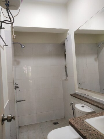Bathroom in 3 BHK Apartment at Moti Nagar – for Rent