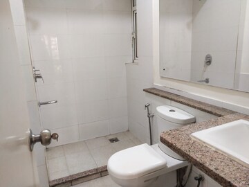 Bathroom in 3 BHK Apartment at Moti Nagar – for Rent