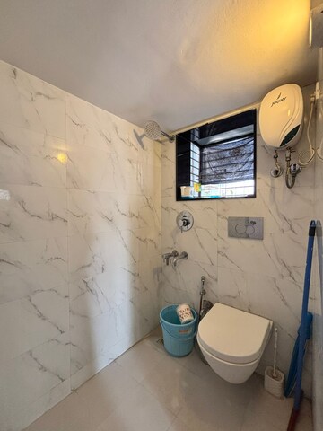 Bathroom in 1 BHK Apartment at Koregaon Park CHS, Koregaon Park – for Rent