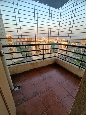 Balcony in 3.5 BHK Apartment at Gajra Bhoomi Tower, Kharghar – for Rent