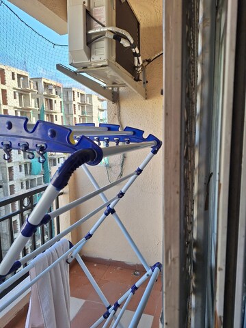 Staircase in 4 BHK Apartment at Raj Nagar Extension – for Rent
