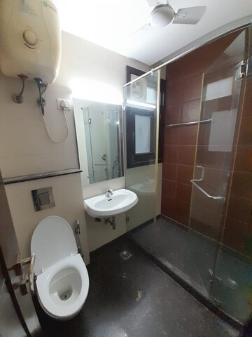 Bathroom in 3 BHK Apartment at Greater Kailash I – for Sale