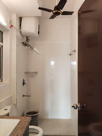 Bathroom in 3 BHK Apartment at Moti Nagar – for Rent