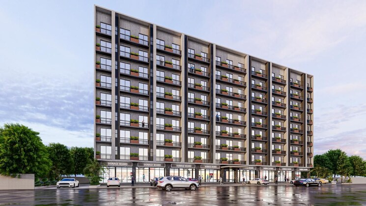 Exterior View, saarrthi-skybizz Studio 210 Sq.Ft. Apartment In Mahalunge Pune 8333378