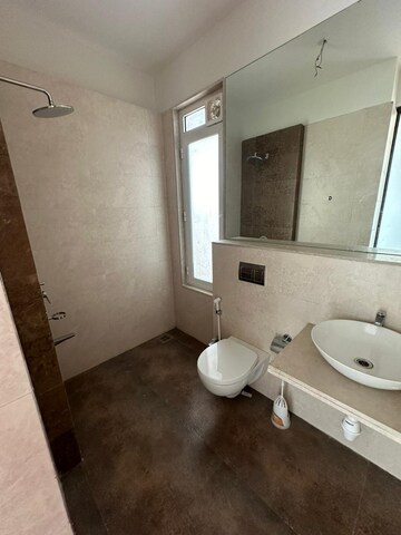 Bathroom in 3.5 BHK Apartment at Omkar Alta Monte, Malad East – for Rent