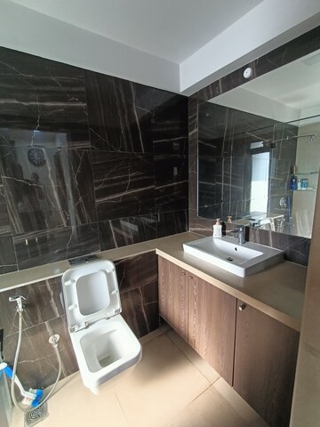 Kitchen in 2.5 BHK Apartment at Bhimjyani Verraton, Thane West – for Rent