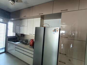 Kitchen in 2.5 BHK Apartment at Bhimjyani Verraton, Thane West – for Rent