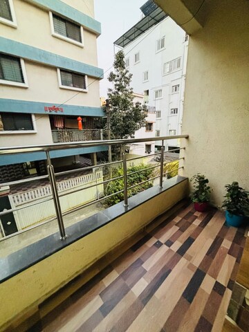 Balcony in 1 BHK Apartment at Sai Residency Kharadi, Kharadi – for Rent