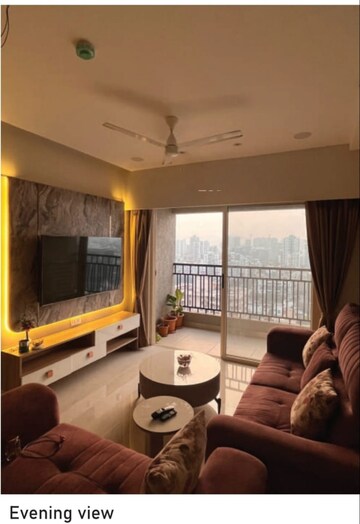 Living Room in 2 BHK Apartment at Supreme Estia Phase 1, Baner – for Rent