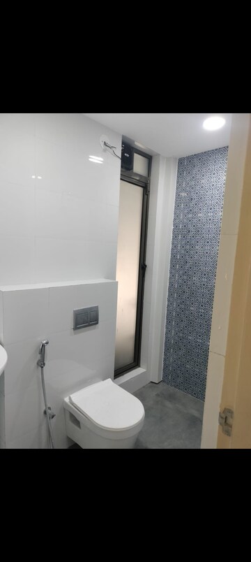Bathroom in 3 BHK Apartment at Rajesh Raj Infinia, Malad West – for Rent