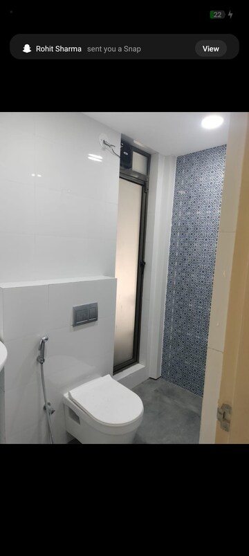 Bathroom in 3 BHK Apartment at Rajesh Raj Infinia, Malad West – for Rent