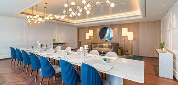 Team Area in 4 BHK Apartment at Lodha Trump Tower, Worli – for Rent
