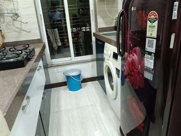Balcony in 2 BHK Apartment at JP Unity Tower, Lower Parel – for Rent