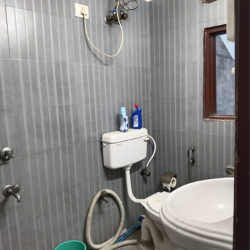 Bathroom in 3 BHK Builder Floor at Malviya Nagar – for Rent