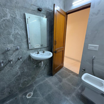 Bathroom in 3 BHK Builder Floor at Malviya Nagar – for Rent
