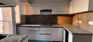 Kitchen in 3 BHK Apartment at Godrej Meridien, Sector 106 – for Rent