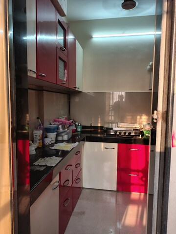 Living Room in 1 BHK Apartment at Pegasus Tower, Andheri West – for Rent