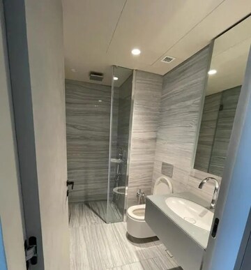Bathroom in 5 BHK Apartment at Lodha The World Towers World One Tier 2, Worli – for Rent