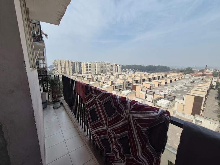 Balcony, trishla-city 2 Bedroom 1285 Sq.Ft. Apartment In Patiala Road Zirakpur 8334574