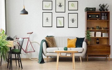 Living Room in 1 BHK Apartment at Lodha Crown Quality Homes, Majiwada – for Sale